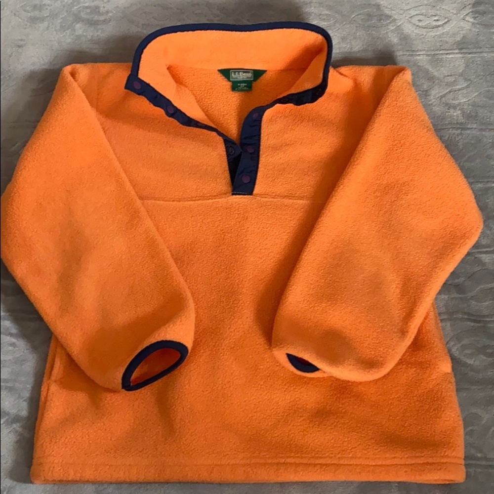 Columbia pullover 1/4 button fleece youth